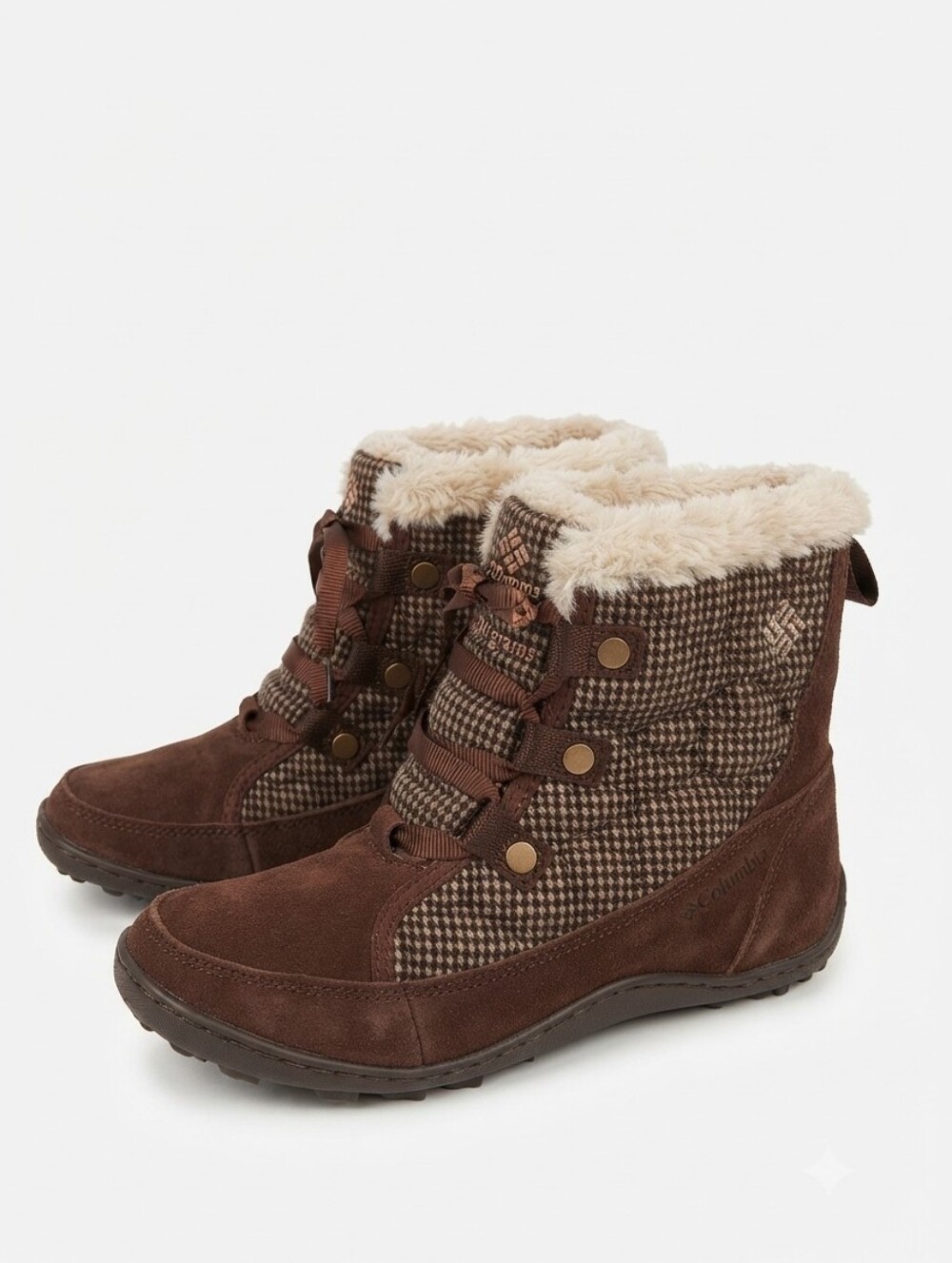 NWOT Columbia Minx Shorty III Omni-Heat Winter Boots Women's Size 5 Brown